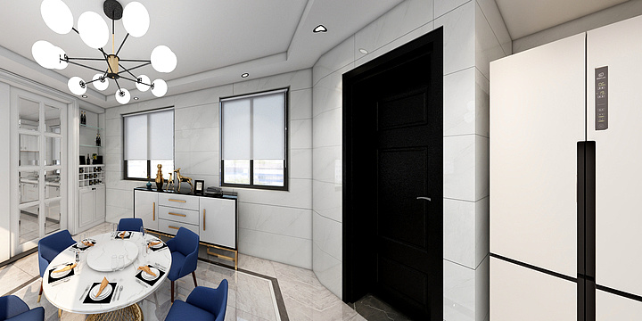 勿忘初心-wcy-海宁厨房和餐厅-装修设计方案