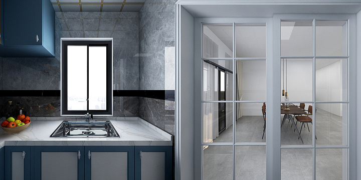 赵铁辰-石门时代华府A户型（4房2厅2卫1厨）-副本-装修设计方案