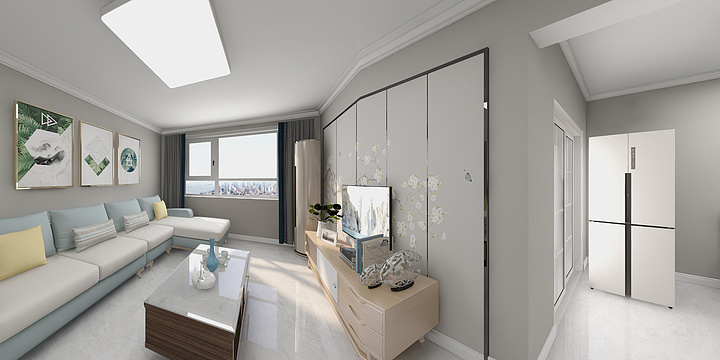 Almighty飞凡装饰-康平南区34#202-装修设计方案