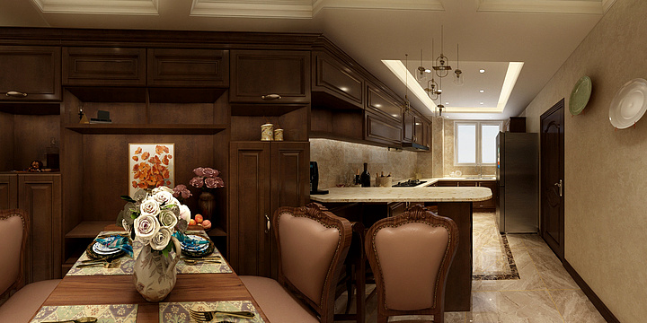 霜华-空间设计-暗影鎏金-装修设计方案