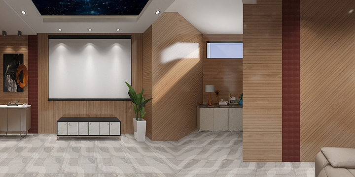 设计原创007-中国院子家庭影院-装修设计方案