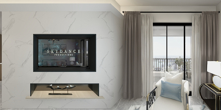 创拓装饰18125241247-星月彩虹黄先生雅居-有天花-装修设计方案