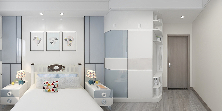 SILENT_ZDY-冯寨社区现代-装修设计方案