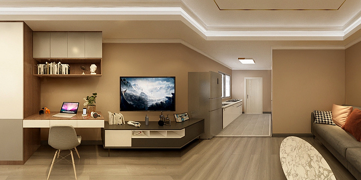 非人非-单身公寓-装修设计方案