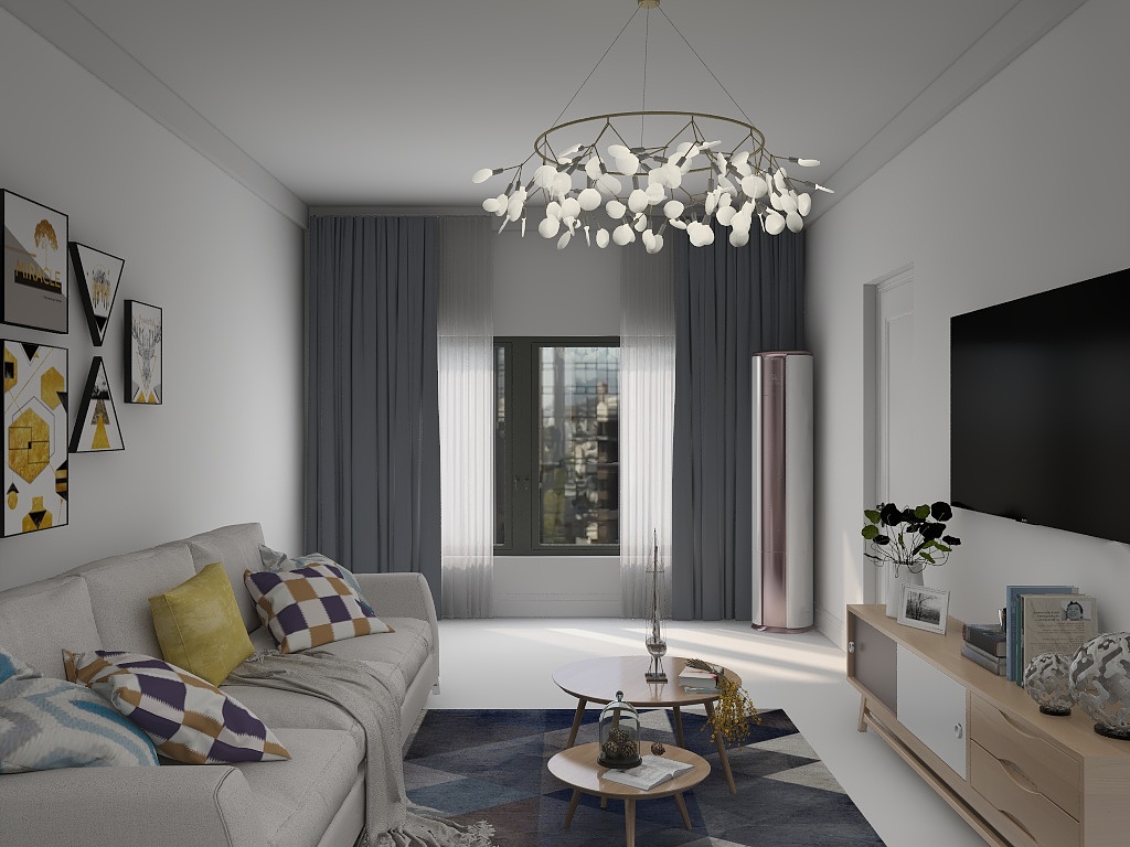 洛城小艾-银河国际居住区-装修设计方案