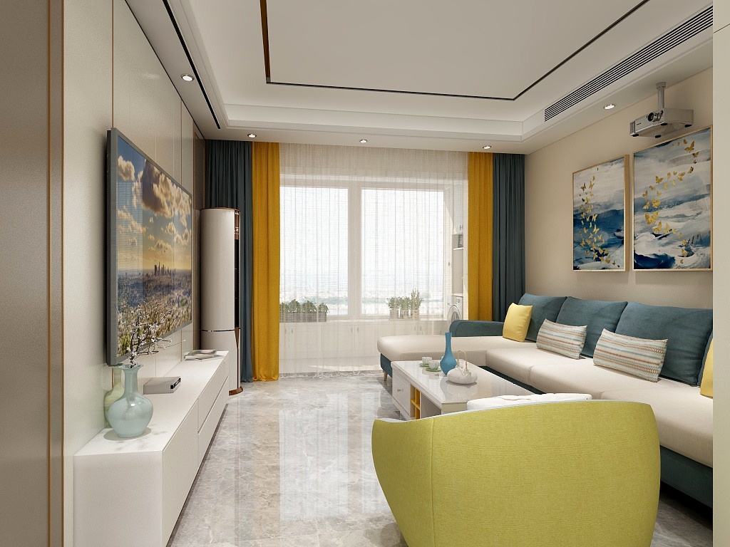 梓杰云-Z王亮-客餐厅-装修设计方案