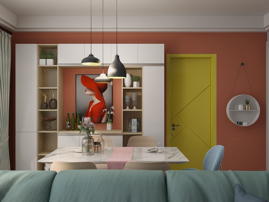 JexZ-瑞和园89.50㎡B户型3室2厅1卫-装修设计方案