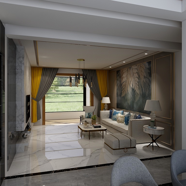 安业光-K1户型样板间-装修设计方案