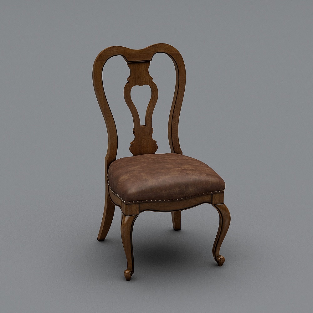 尚美至家-8310餐椅3D模型