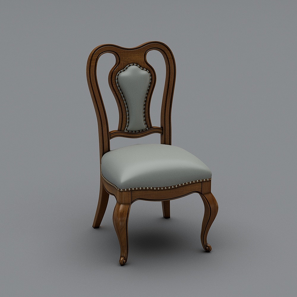尚美至家-8328餐椅3D模型