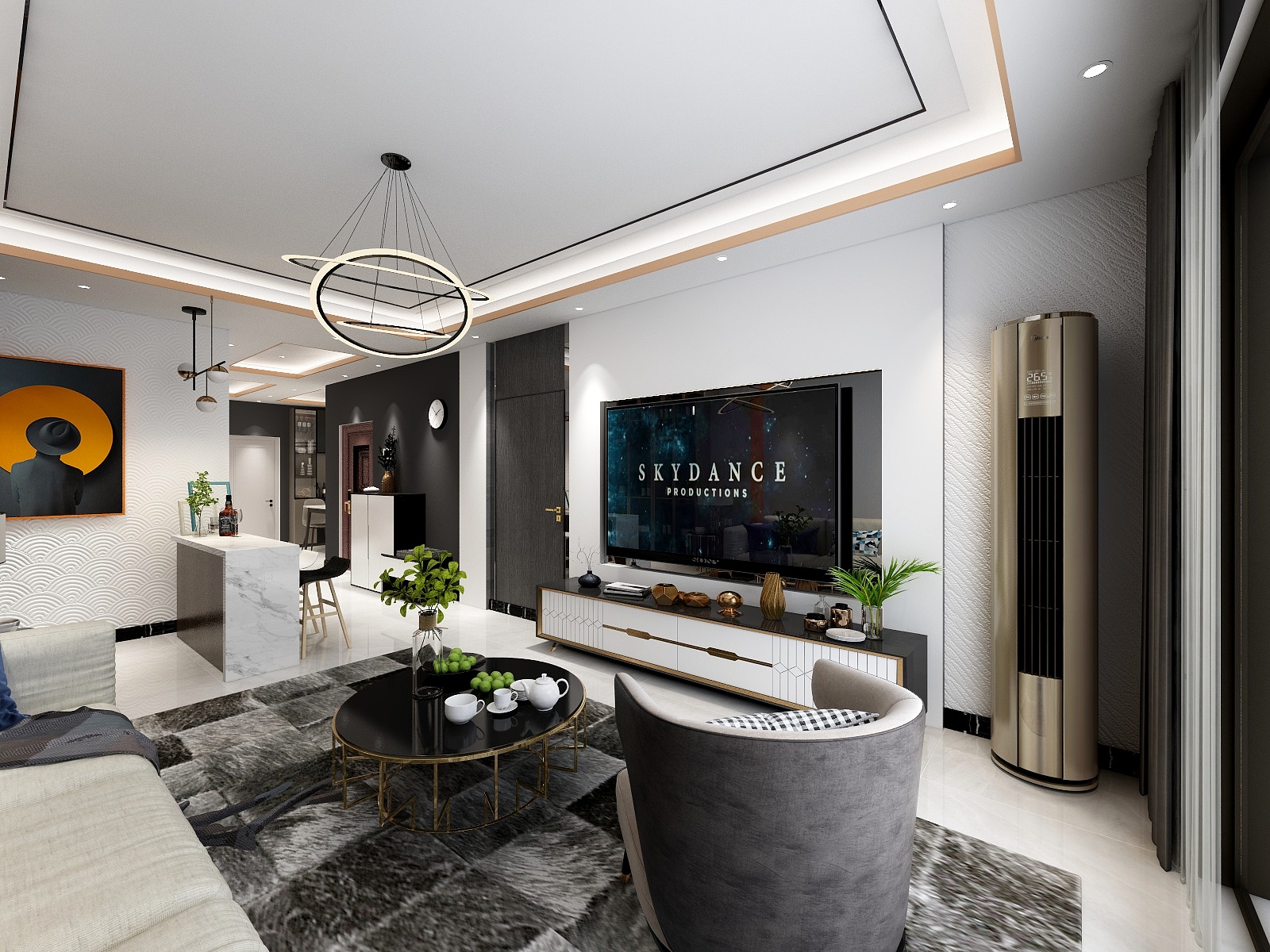 独立设计师张安-大谈裕园爱马仕橙版本-装修设计方案