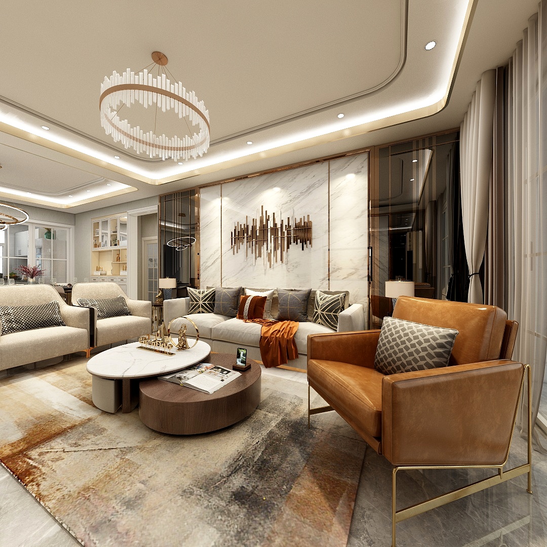 斑马仓-袁先生-滨州府-（现代轻奢）-装修设计方案