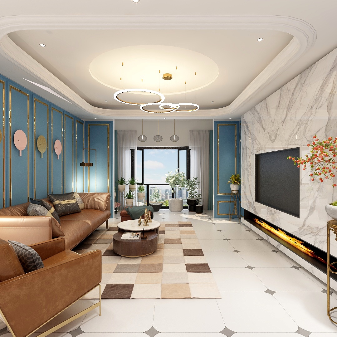 131****2680WtOk-现代撞色两居-装修设计方案