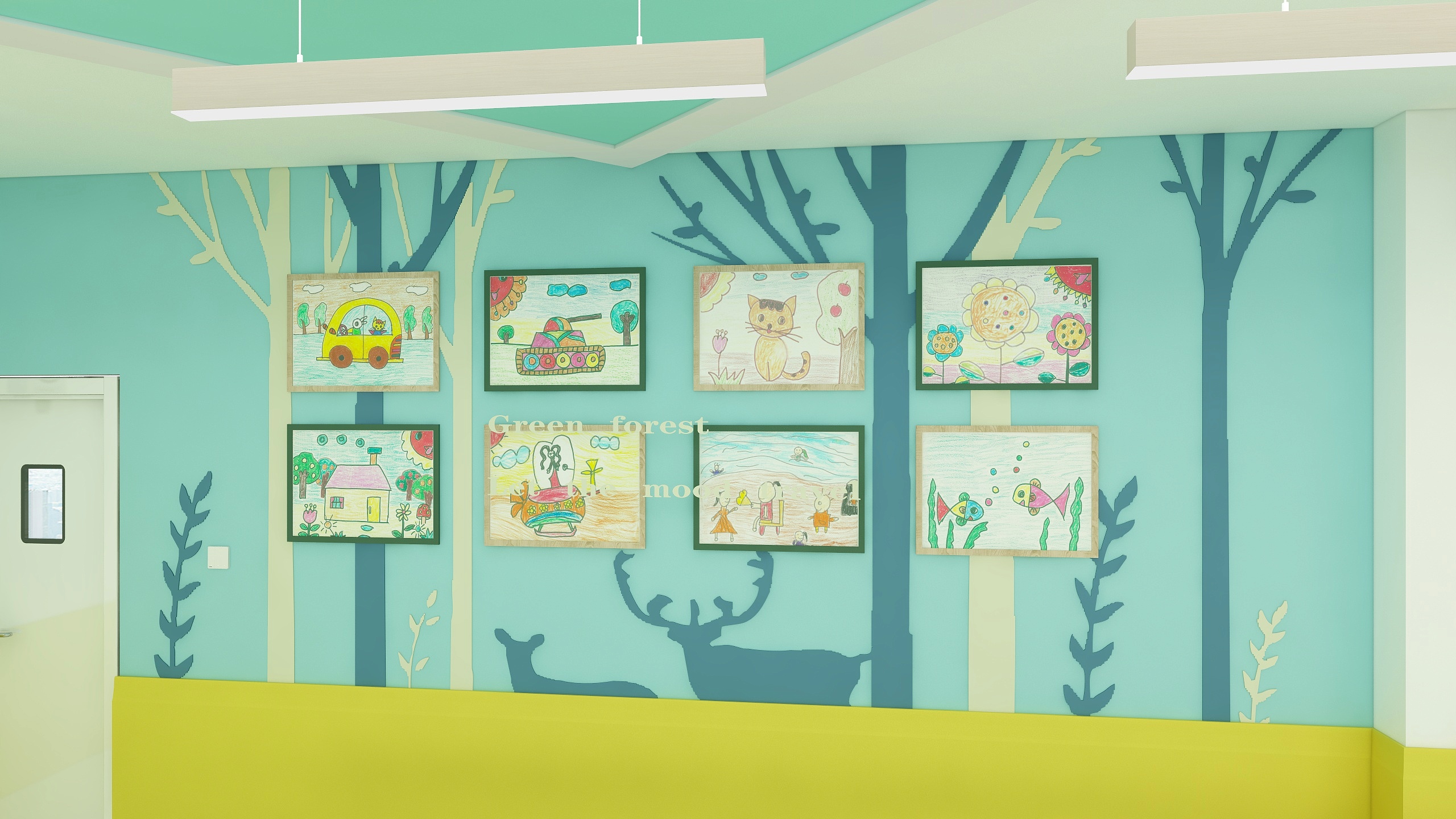 橘橘设计-美术室1-装修设计方案