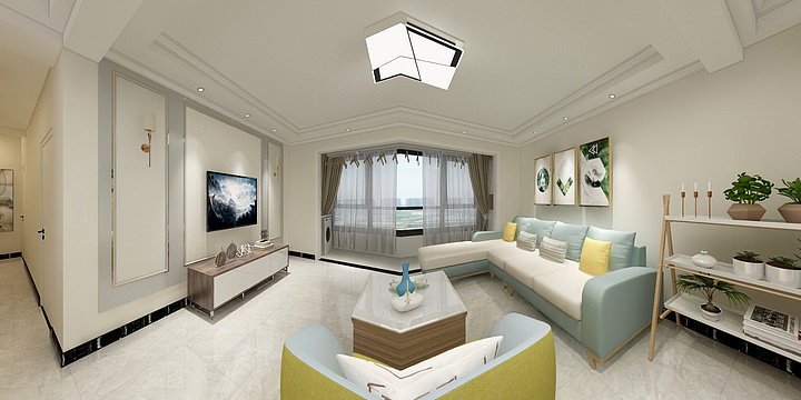 兰州壹品装饰-大名城珑域西区5-1-801-1-装修设计方案