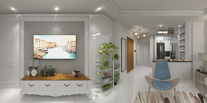 张小张710-名佳花园第三版效果图方案-装修设计方案