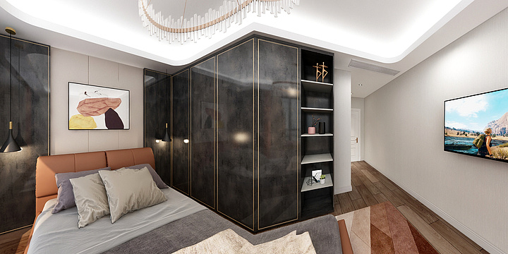 南大衣柜-曲江香都东岸-王女士-装修设计方案