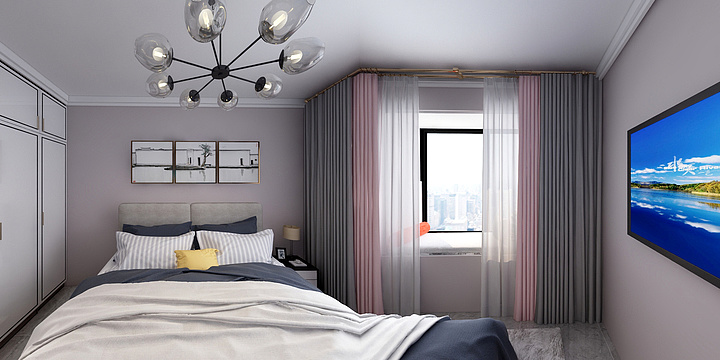 霍尔果斯市城市空间装饰-金域蓝湾-装修设计方案