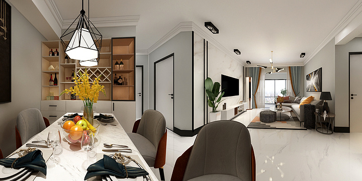 雁书寄语-碧桂园西流湖名城5号院-装修设计方案