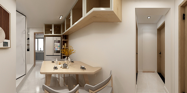 ID宣-2020.5.7｜65㎡现代二居-装修设计方案