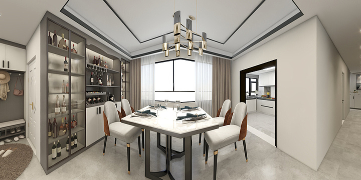 全屋定制设计师舒鹏程-乐湾国际山语林2栋1单元801-副本-装修设计方案