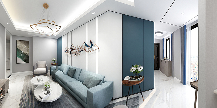 崔宏业家居设计-骆城芳洲1幢1单元1801(1)-装修设计方案