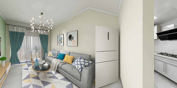 QD工作室-德惠小区14-1708-装修设计方案