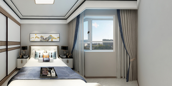 DM设计机构-章丘-新中式风格-装修设计方案