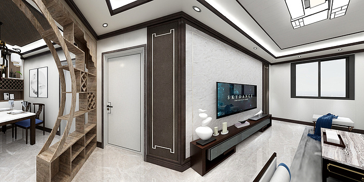 河北邯郸涉县刘涛-育才商贸城1单元501-副本-装修设计方案