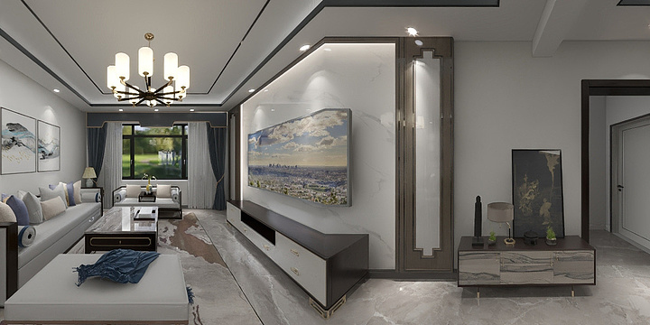 灵均设计-新中式-祥和佳苑113-副本-装修设计方案