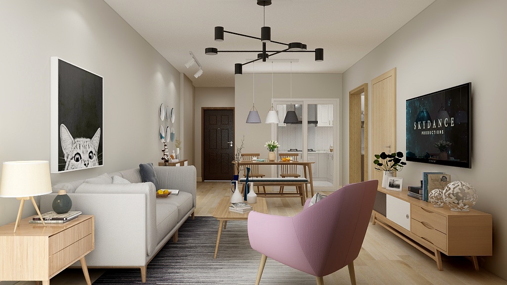 隐入尘埃-五福临门-装修设计方案