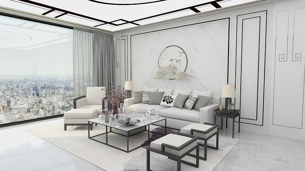 傅拾壹-新中式—素雅-装修设计方案