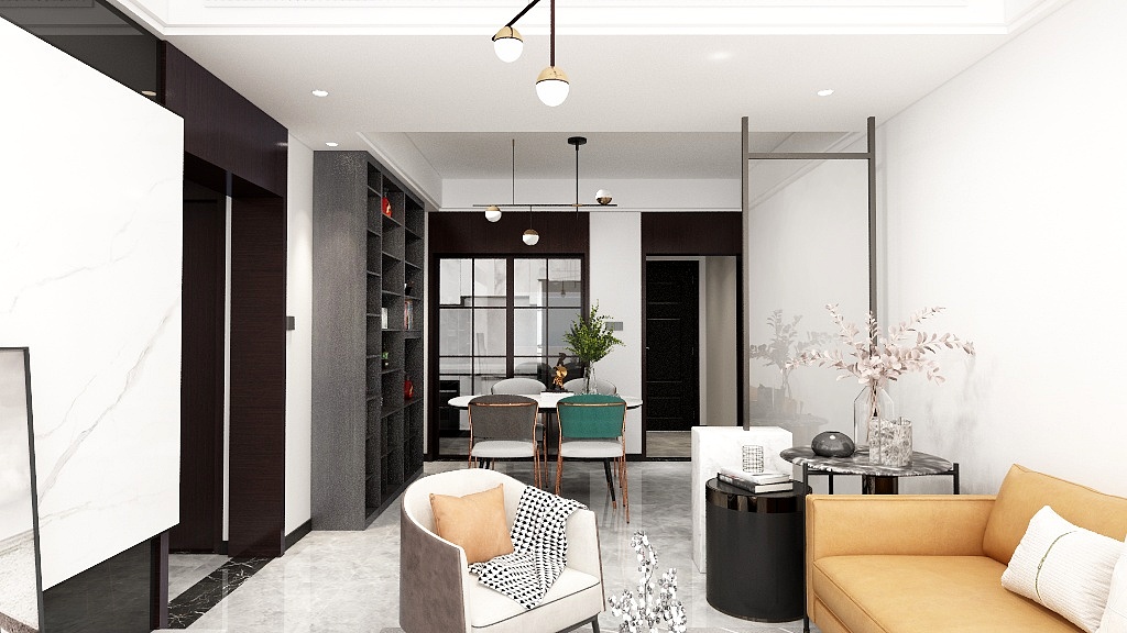 設計師阿杰-乐达居5栋02户型现代时尚-副本-副本-副本-装修设计方案