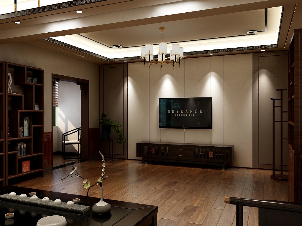 臻品鹏晟-新中式办公空间-00-装修设计方案
