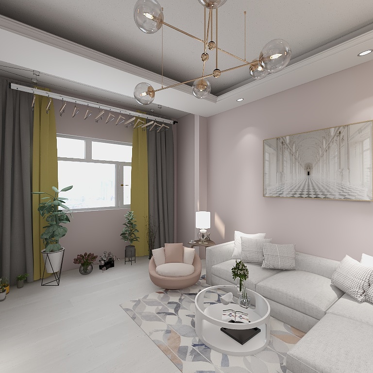 131****2680WtOk-北欧一室一厅-装修设计方案