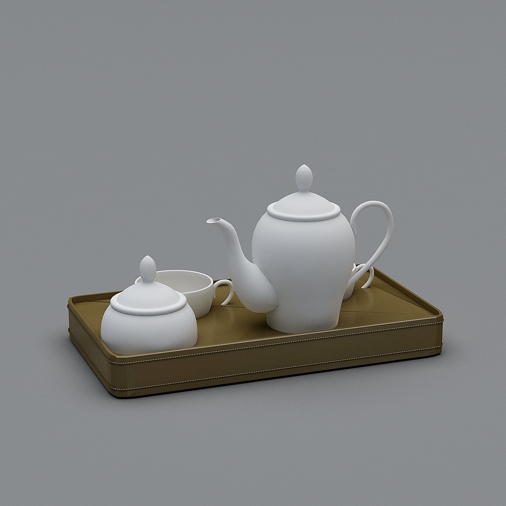 欧雅-玲珑花语-杯具3D模型