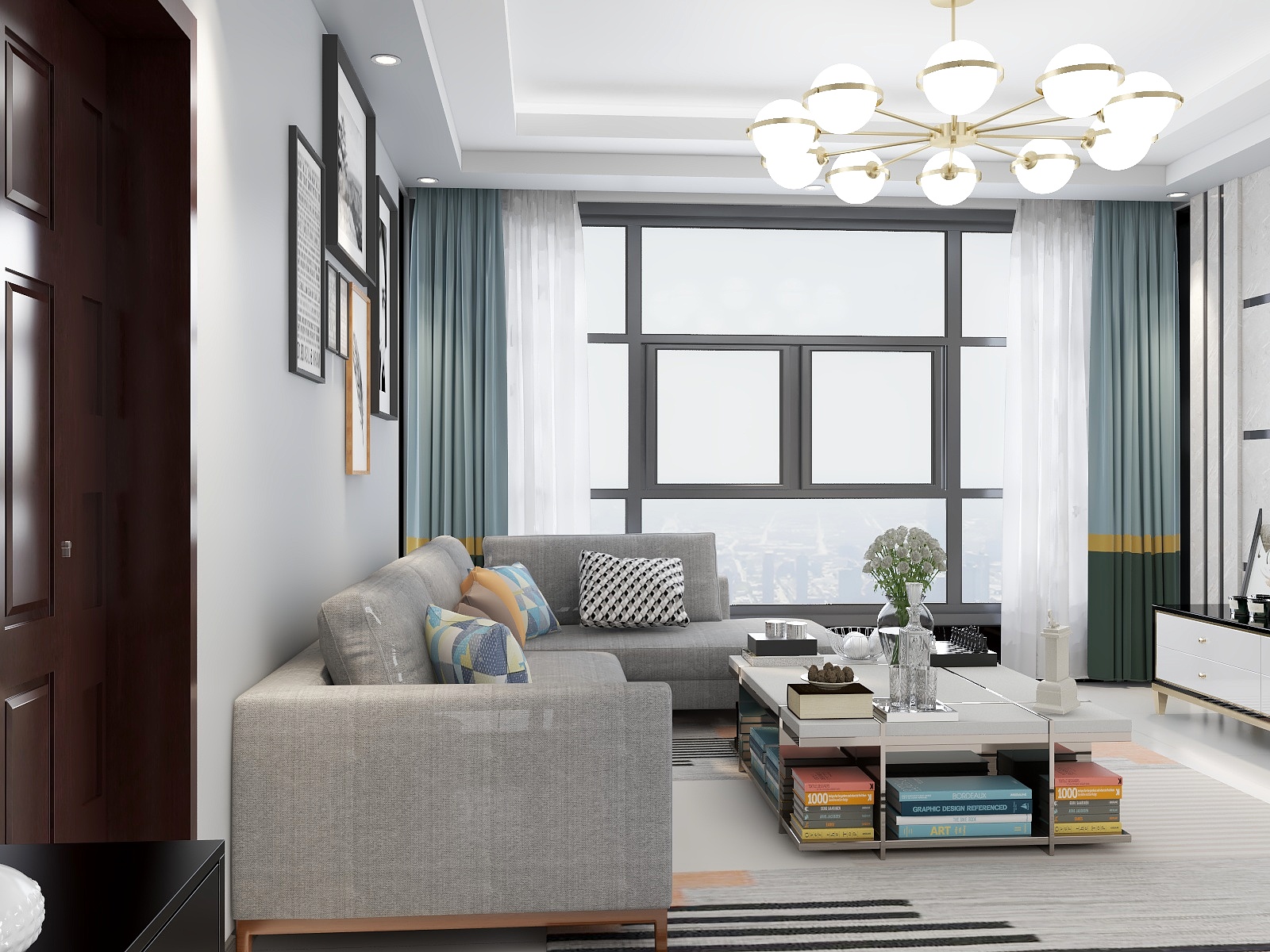 江国华16670924208-北欧风格134平米-装修设计方案