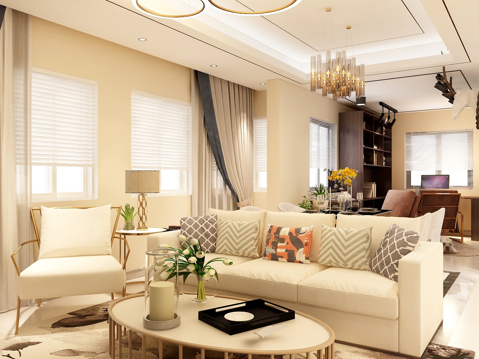 陈振源-瑞和园89.50㎡B户型3室2厅1卫-装修设计方案