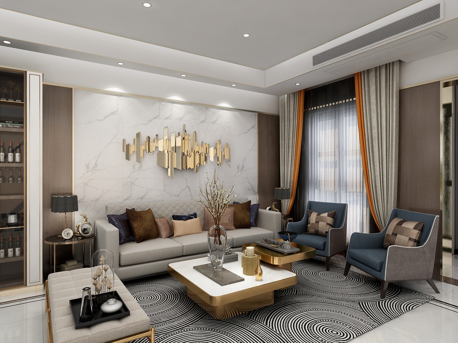 颜墅空间-龙园倾墅（现代轻奢私系列）-装修设计方案