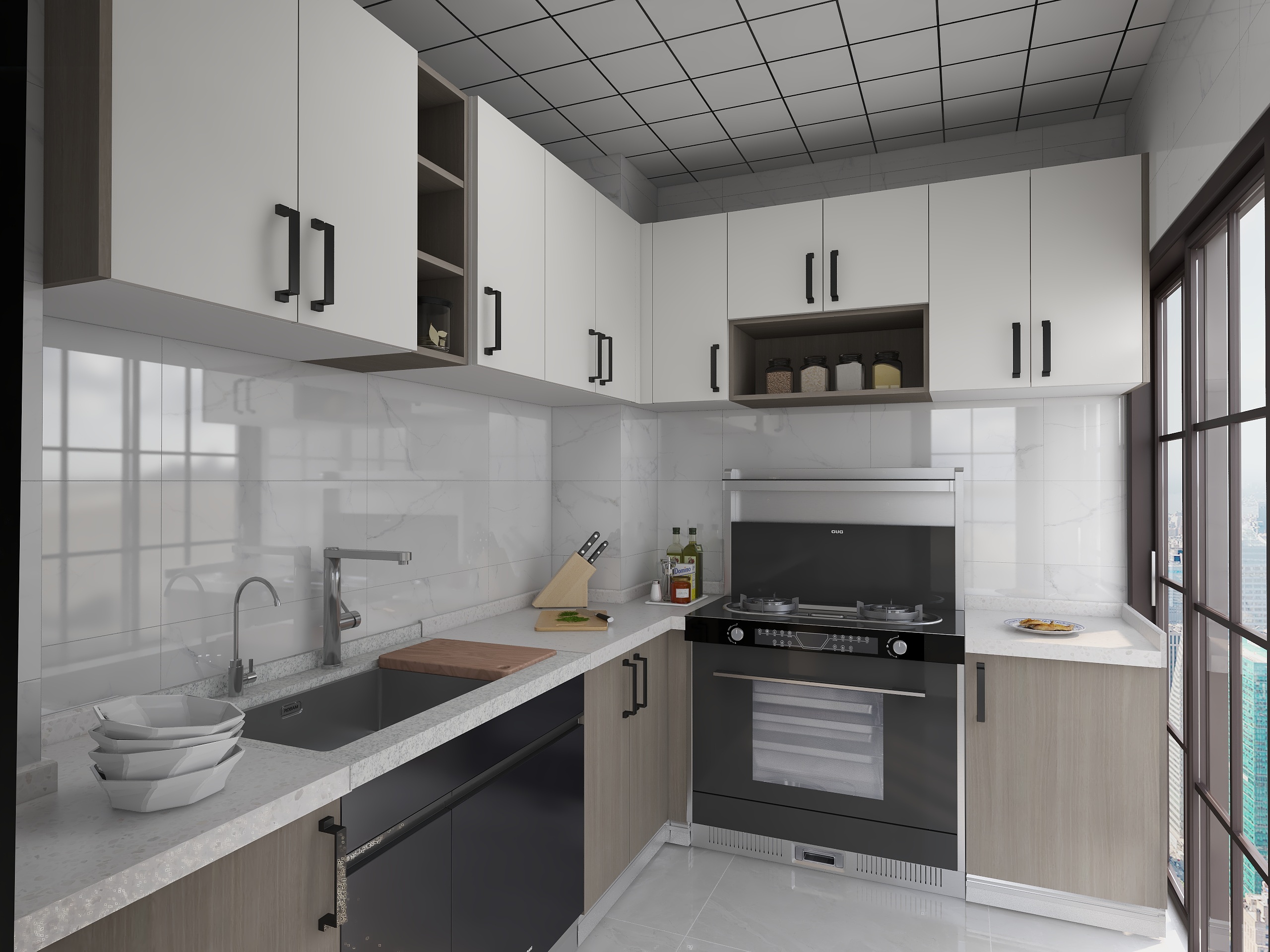 候志浩-现代厨房-装修设计方案