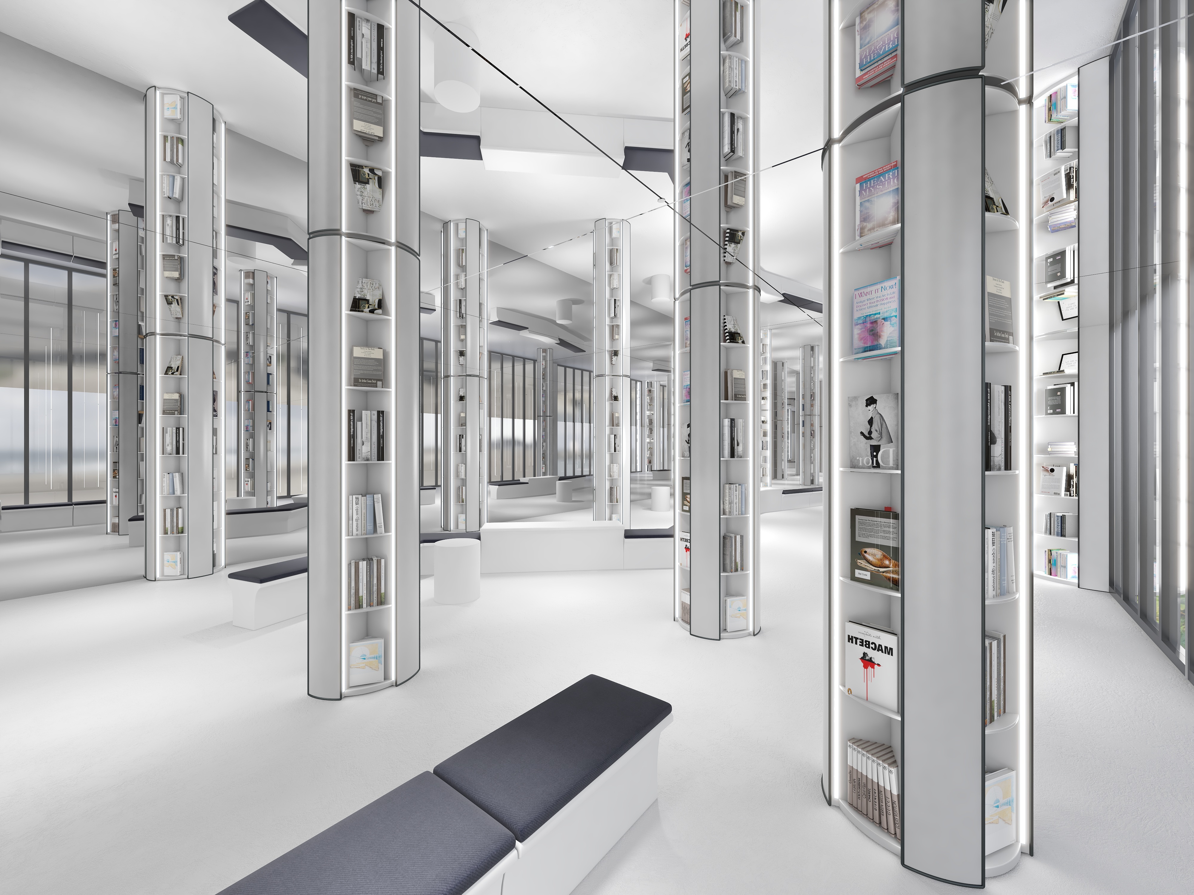 酷家乐大师案例-李想-《钟书阁》-效果图-装修设计方案