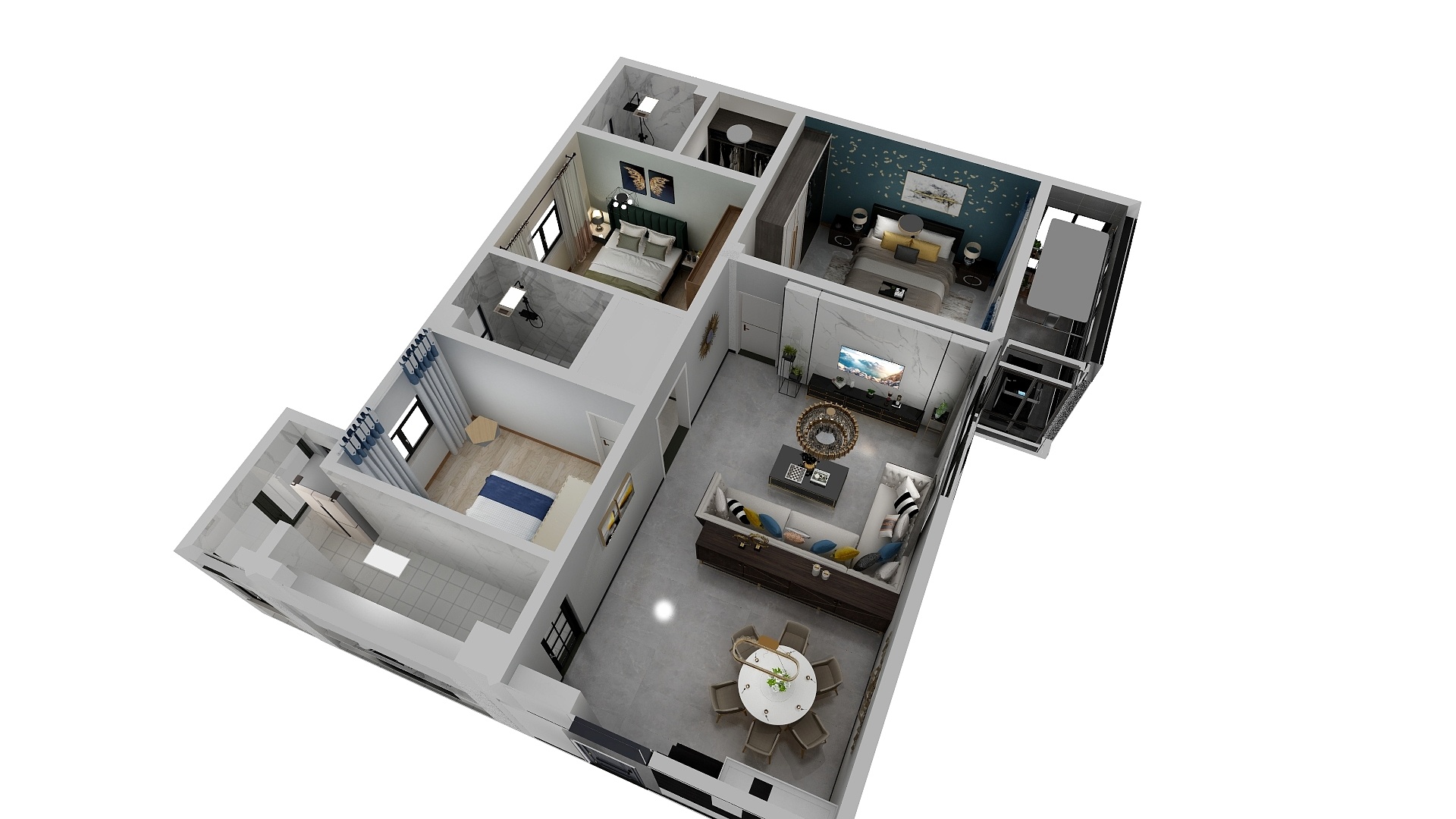 久信空间设计-浩华北郡-副本-副本-装修设计方案