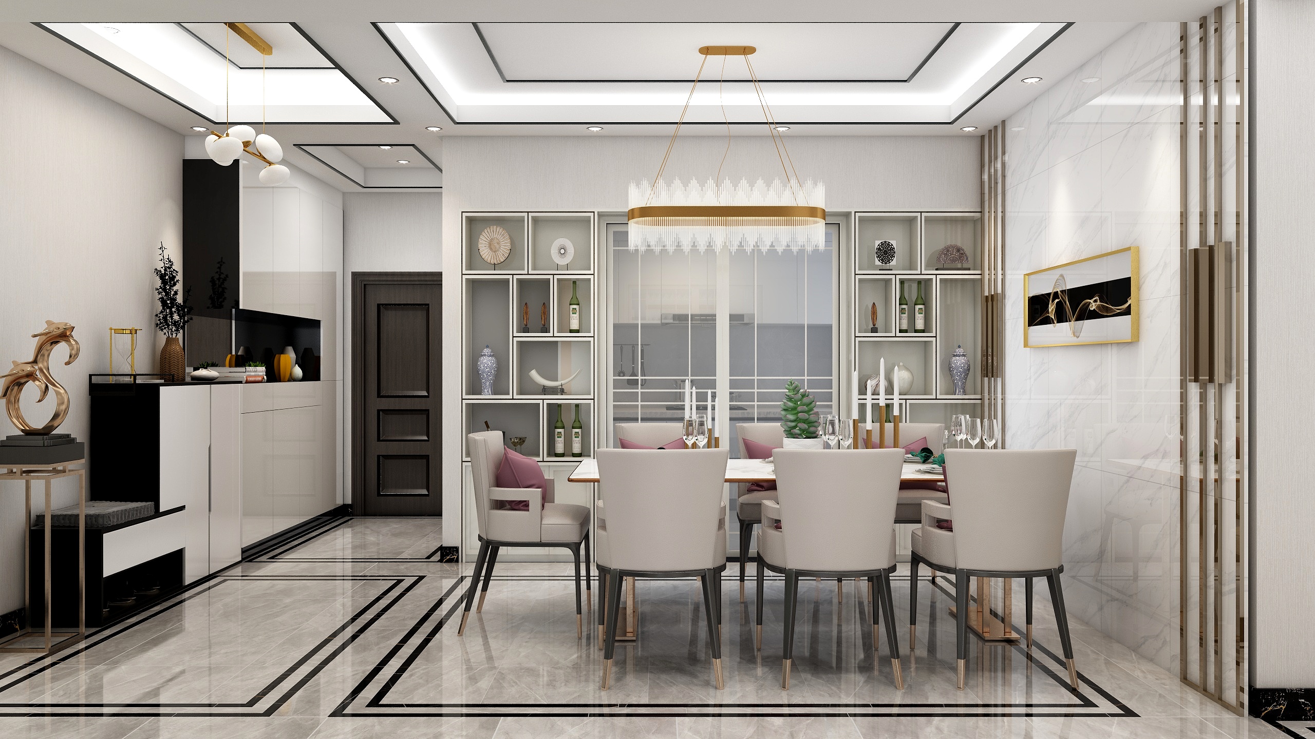 盛为设计~梅姐-麒麟盛世D2-装修设计方案