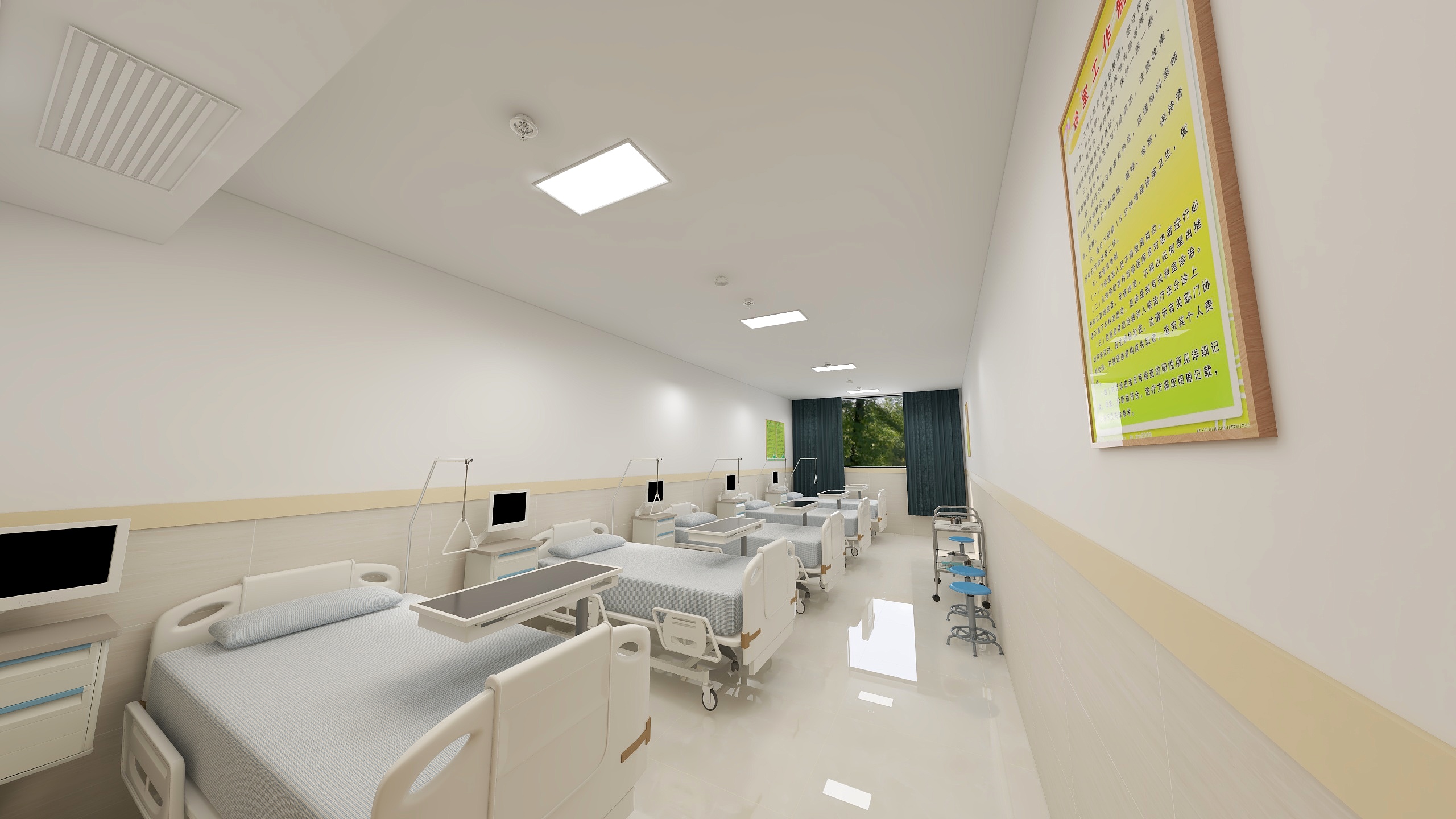 茶0v-养老院-康护理疗室（一层）-装修设计方案