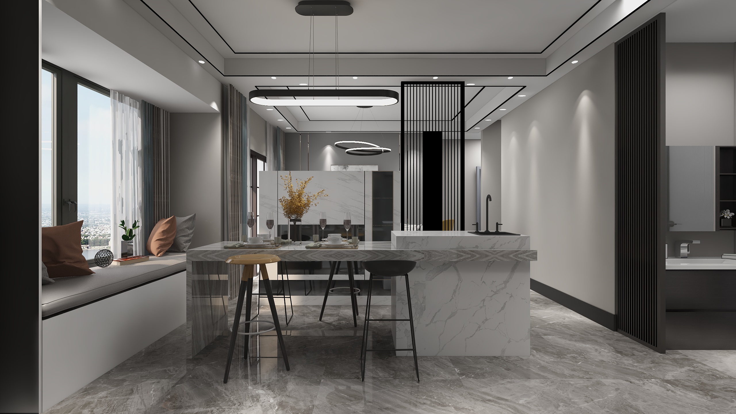 彭奎-深圳天汇时代陈小姐-装修设计方案