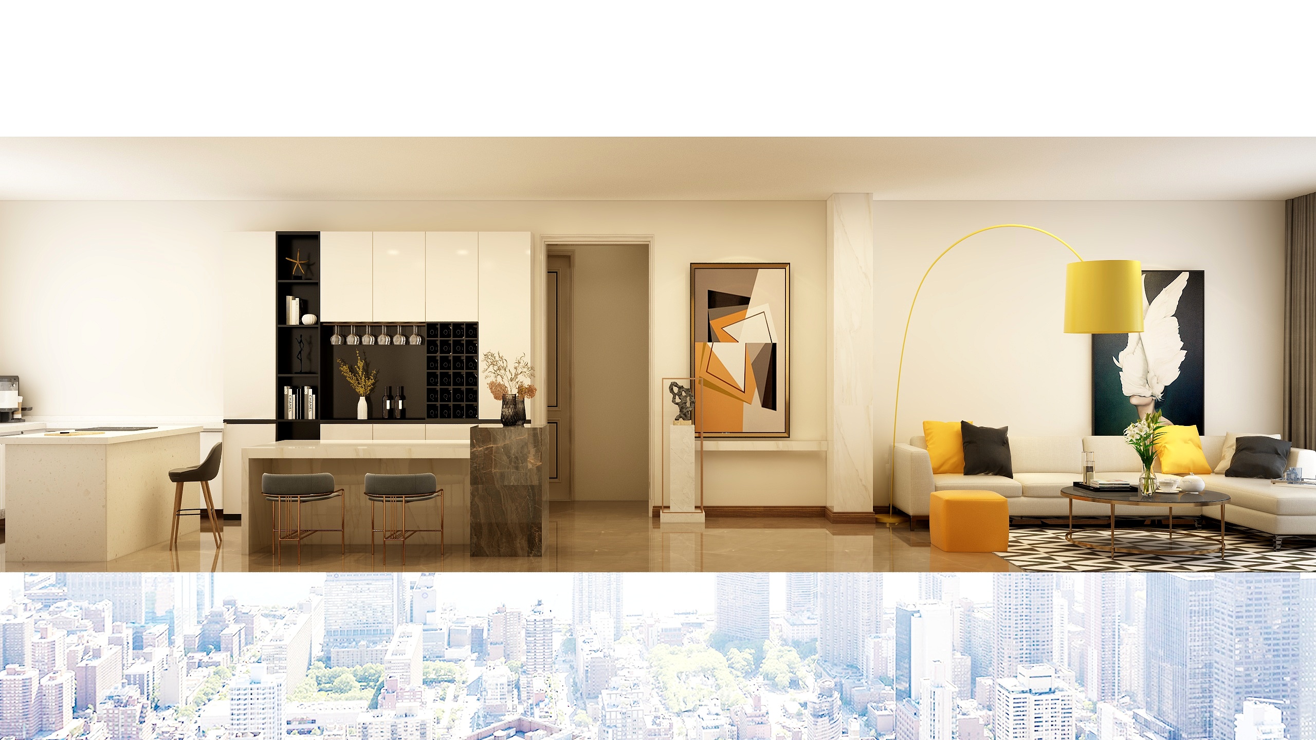 金伟杰-中梁3期25栋现代-装修设计方案