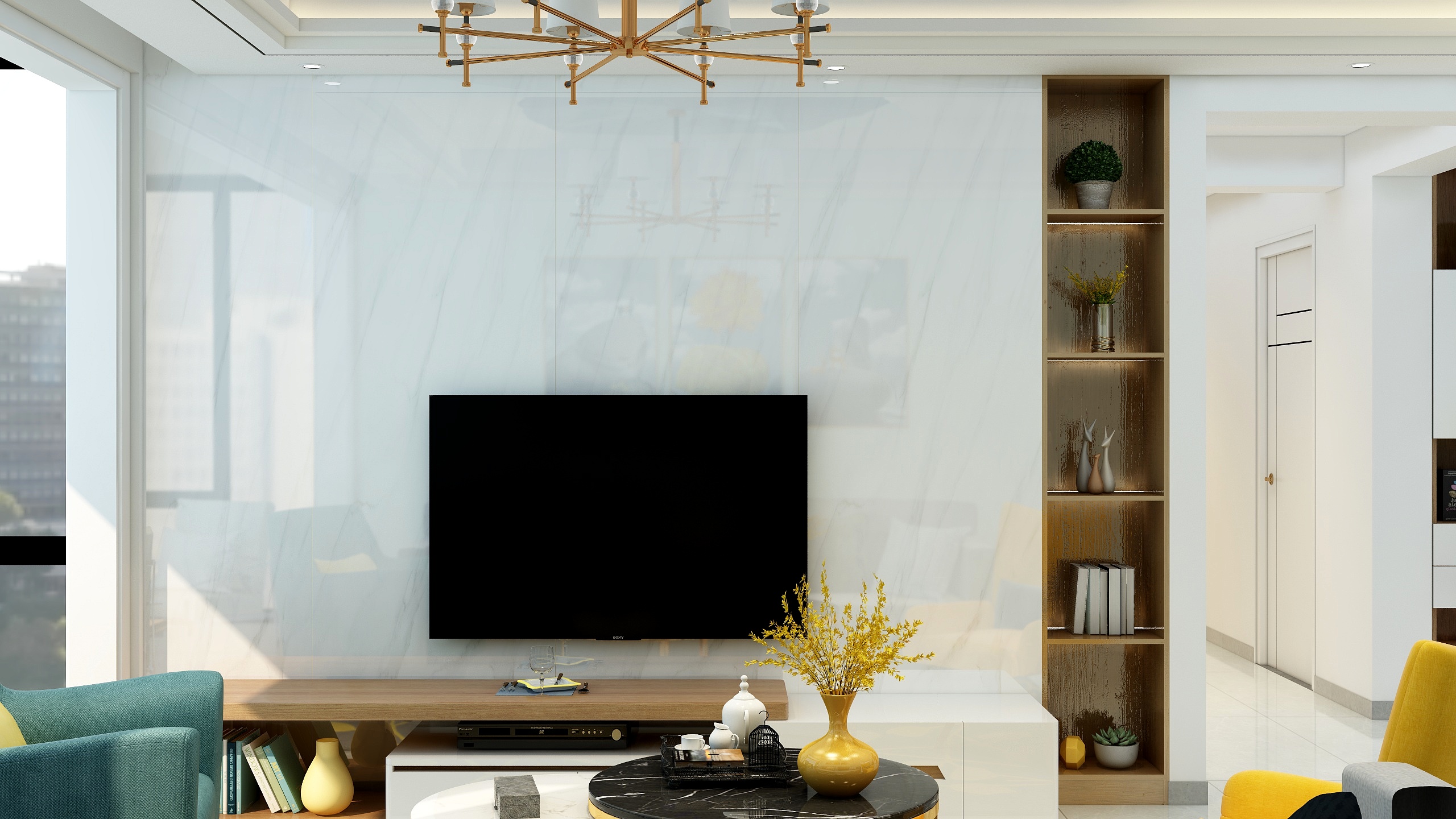 橙橙空间设计-中医院A2-606李姐效果图-装修设计方案