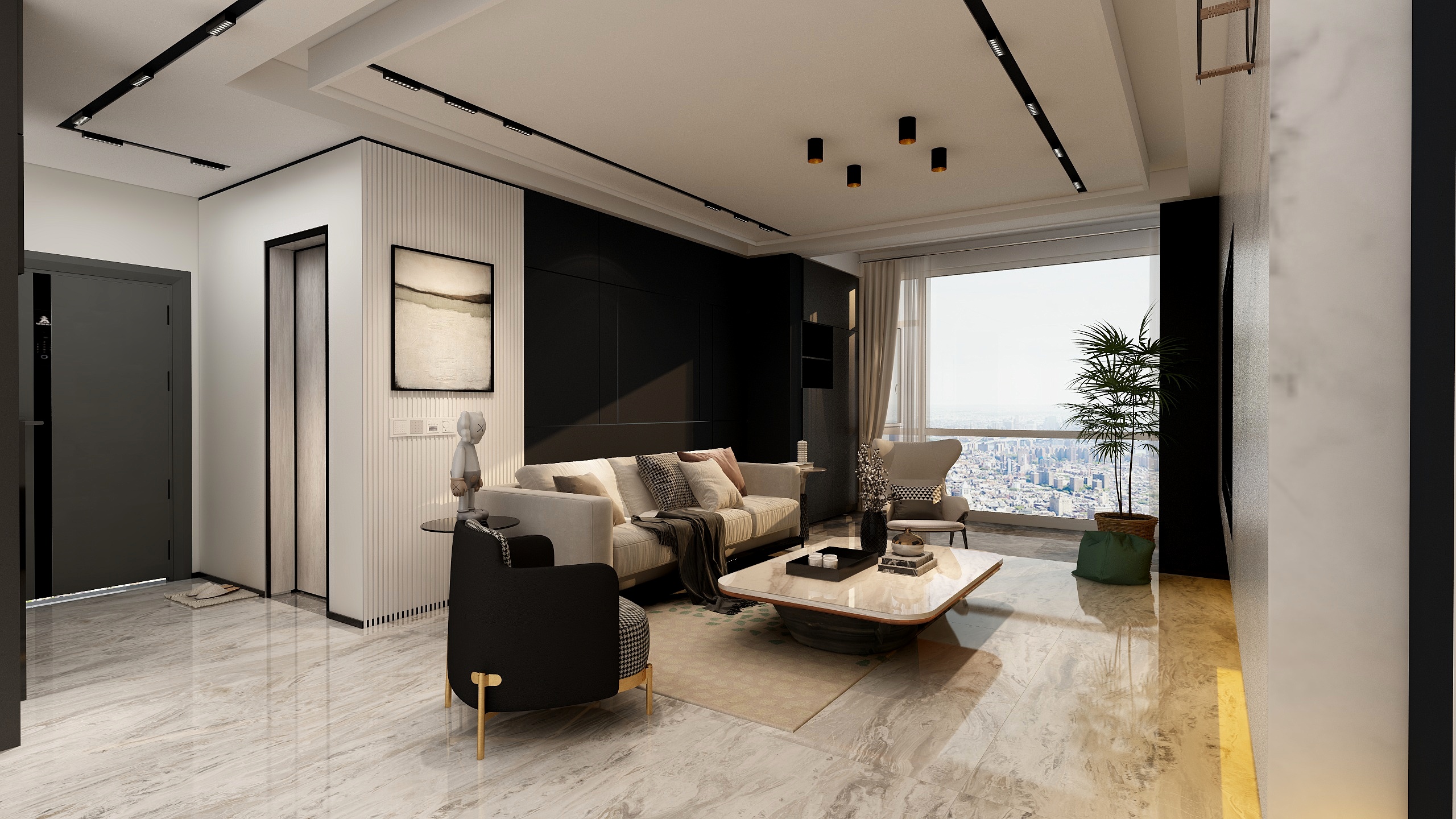 壁桂树-燕兴华城五期5-04户型现代-装修设计方案