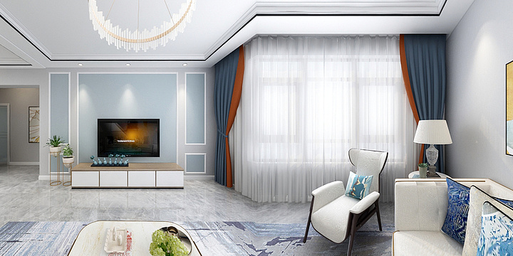 梦洋设计-中海国际-装修设计方案