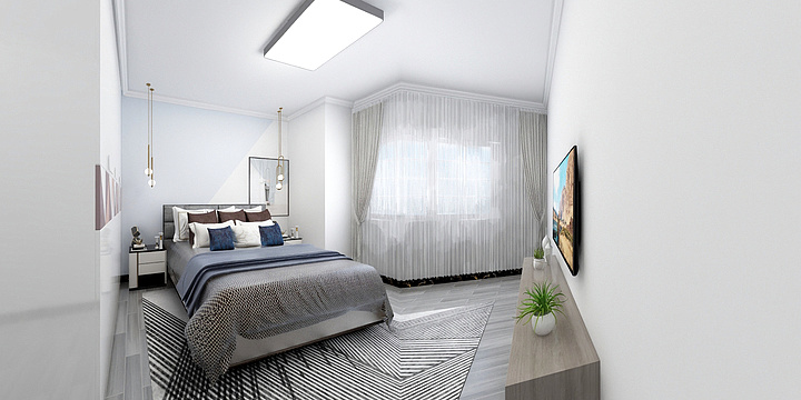 阿怪i清尘-现代简约-装修设计方案